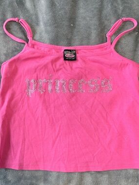 Cherry Kitten pink princess tank top